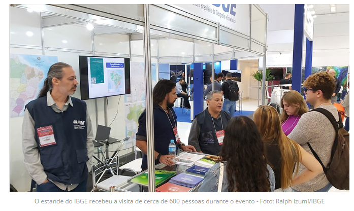  IBGE participa em SP do maior evento sobre geotecnologias da América do Sul