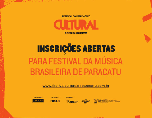 Inscrições abertas para o 18º Festival da Música Brasileira de Paracatu