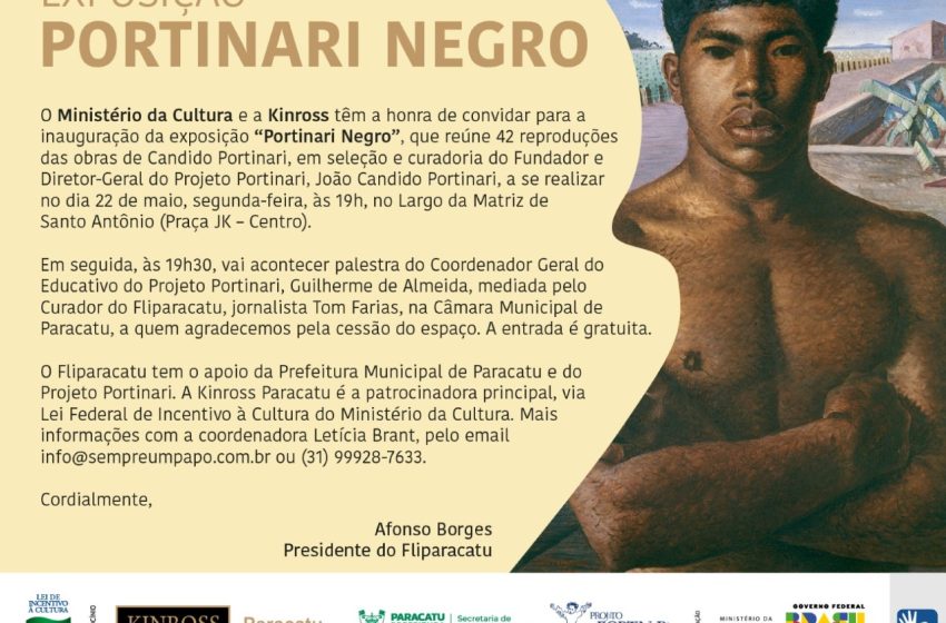  Fliparacatu apresenta pela primeira vez a exposição “Portinari Negro”