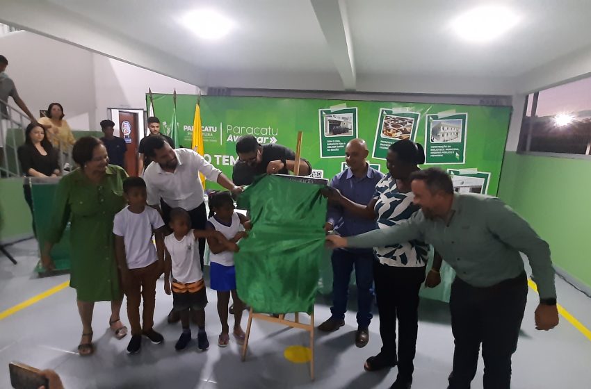  Reformas transformaram a Escola Municipal Gidalte Maria dos Santos. Obras foram inauguradas nesta quinta-feira