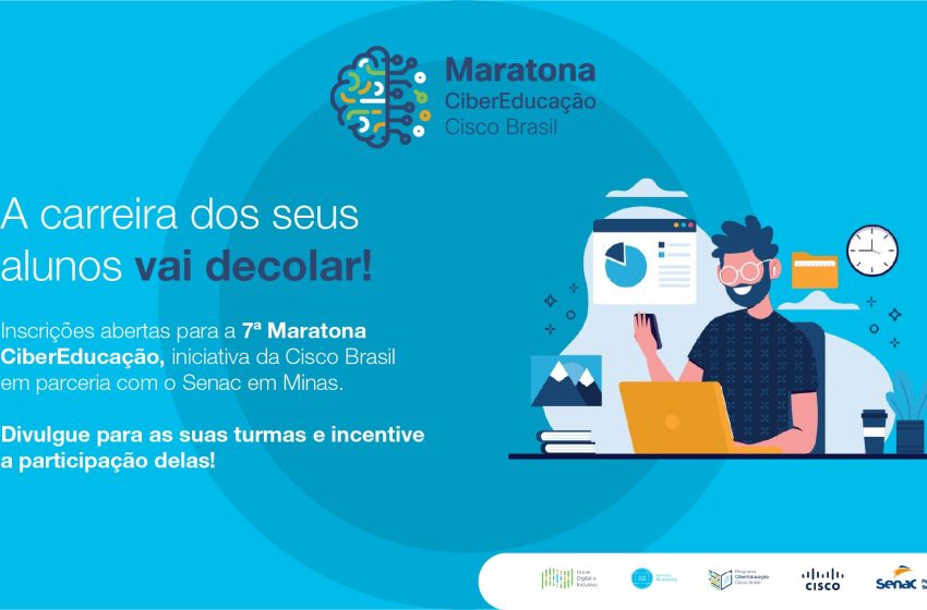  Inscrições abertas para curso gratuito e online de Cibersegurança, oferecido pela Cisco Brasil com a parceria do Senac  