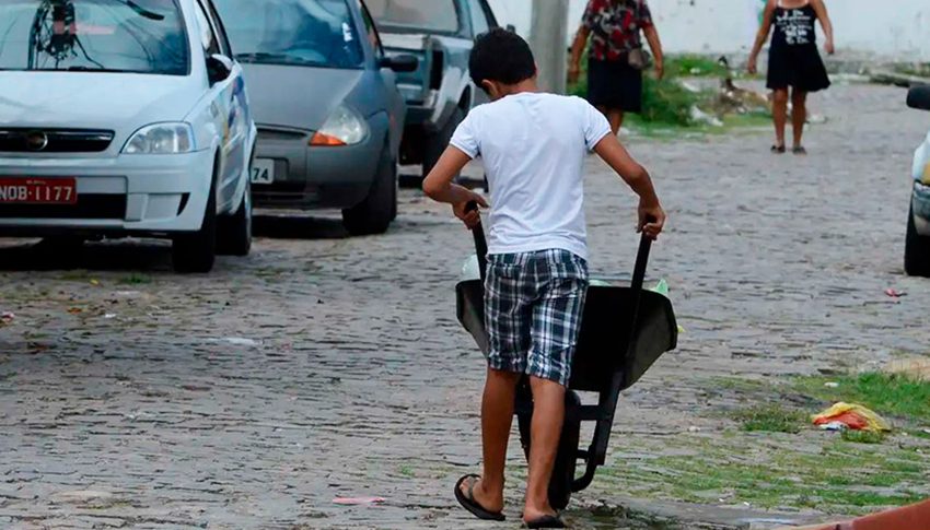  De 2019 para 2022, trabalho infantil aumentou no país