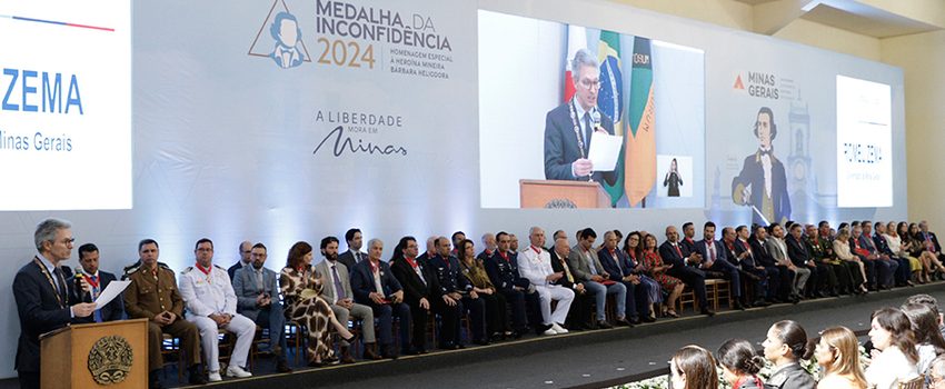  Governo de Minas reforça ideais de justiça e liberdade na entrega da Medalha da Inconfidência 2024