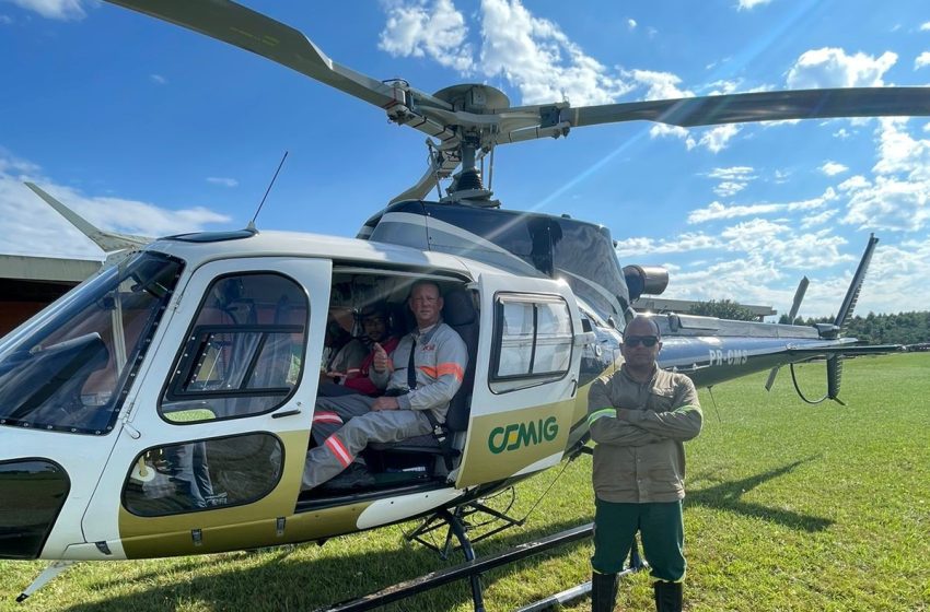  Cemig disponibiliza helicóptero para auxiliar no restabelecimento de energia no Rio Grande do Sul