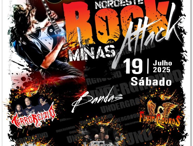 NOROESTE ROCK MINAS ATTACK DIVULGA BANDAS QUE IRÃO TOCAR NO FESTIVAL DE 2025 EM PARACATU