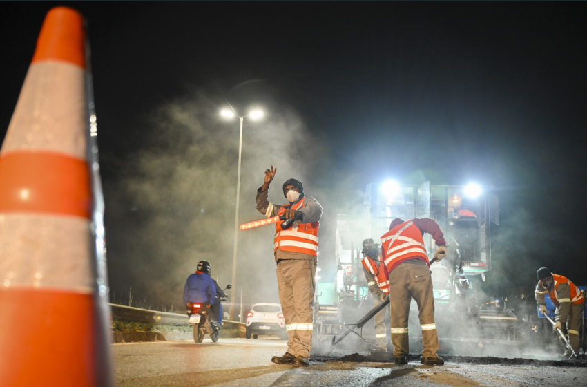 Agenda semanal de obras na BR-040, entre Belo Horizonte e Cristalina