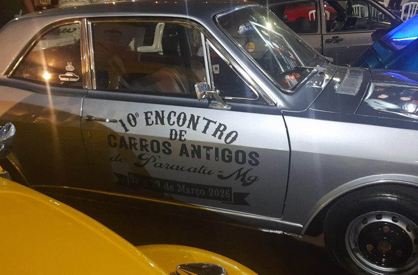  Paracatu se consolida no mapa do antigomobilismo nacional com 10º Encontro de Carros Antigos  