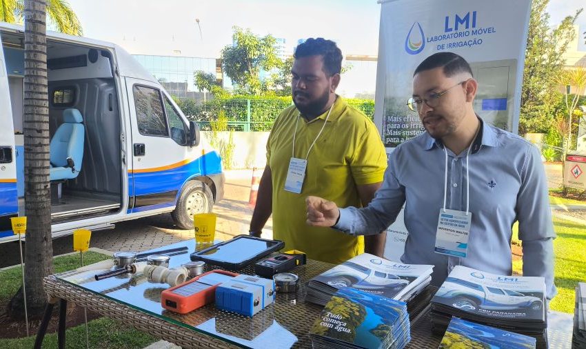  Semana Nacional da Agricultura Irrigada encerra programação com demonstração do Laboratório Móvel de Irrigação na Embrapa Cerrados 